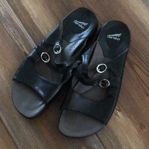 Dansko black sandal size 41
